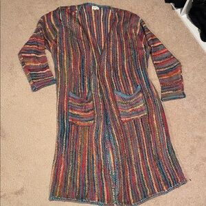 POL Multicolor Striped Knit Sweater